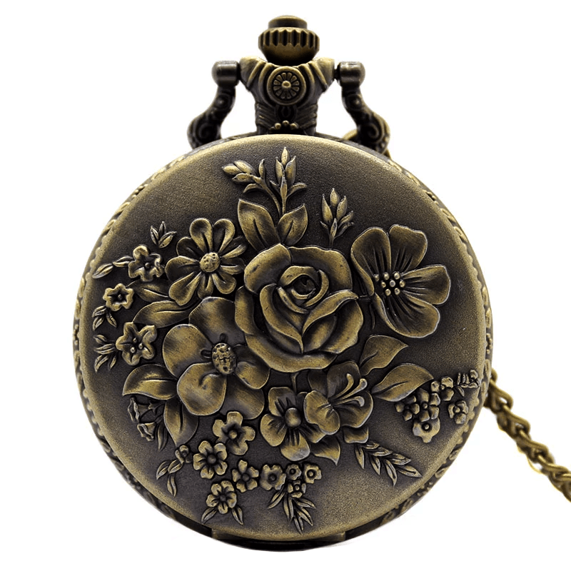 Taschenuhr Mit Rosen