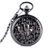 Taschenuhr Skelett Gold